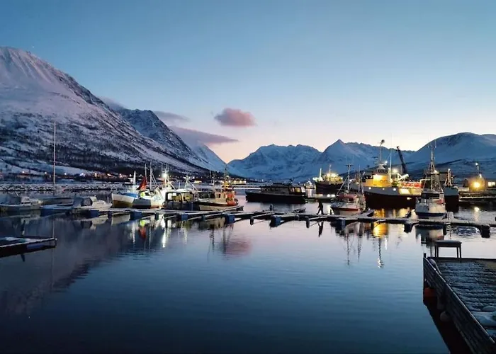 Feriehus Blabergan In The Lyngen Alps Nord-Lenangen